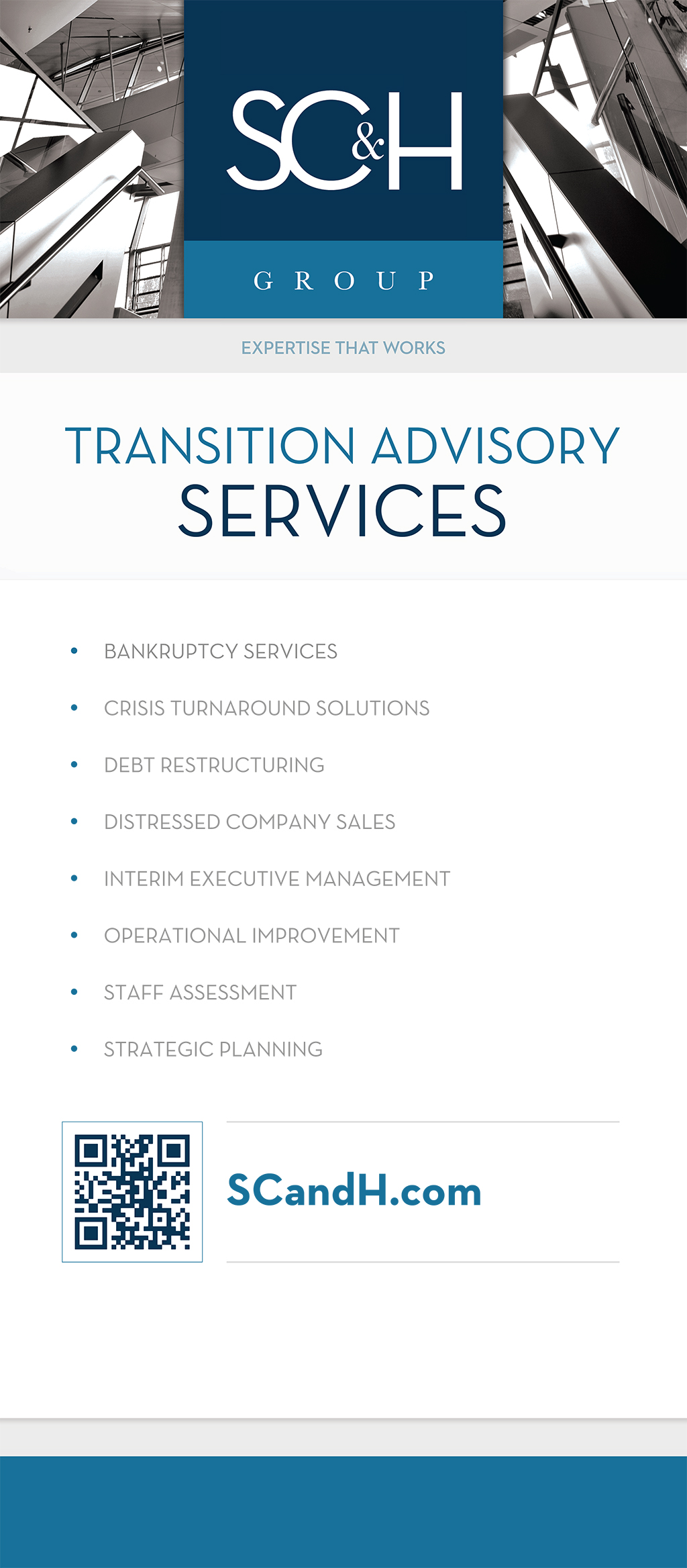 SCH Group Brand & Collateral – Pop-up Banner