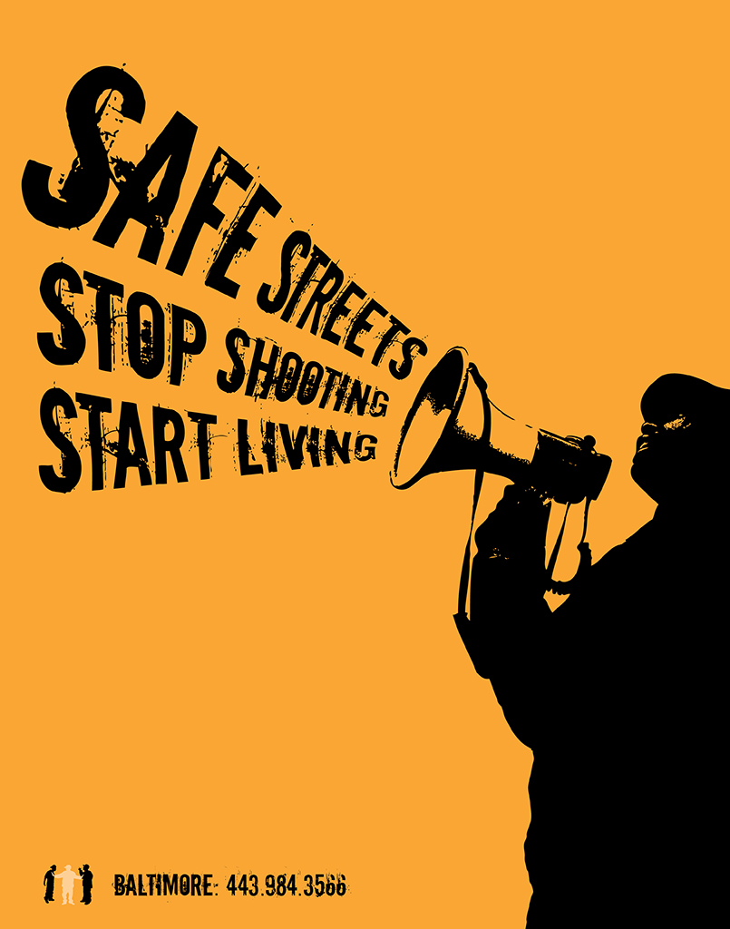 Safe Streets Baltimore Branding – T-shirt