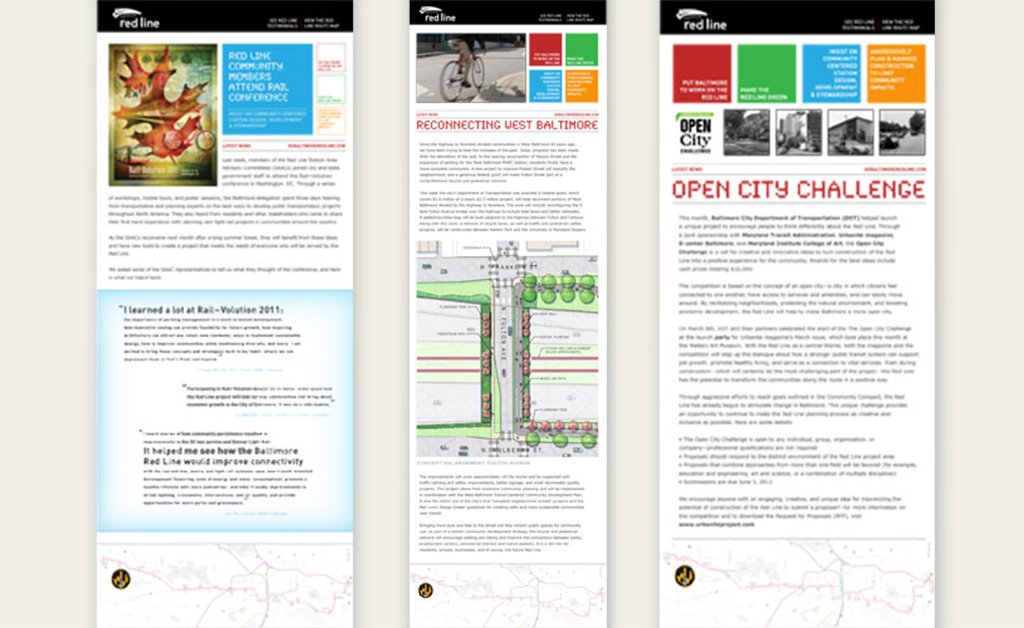 Baltimore Red Line - Emailers
